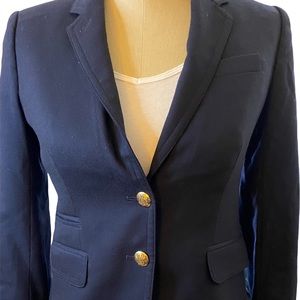 J. Crew Blazer Navy Blue Size 0